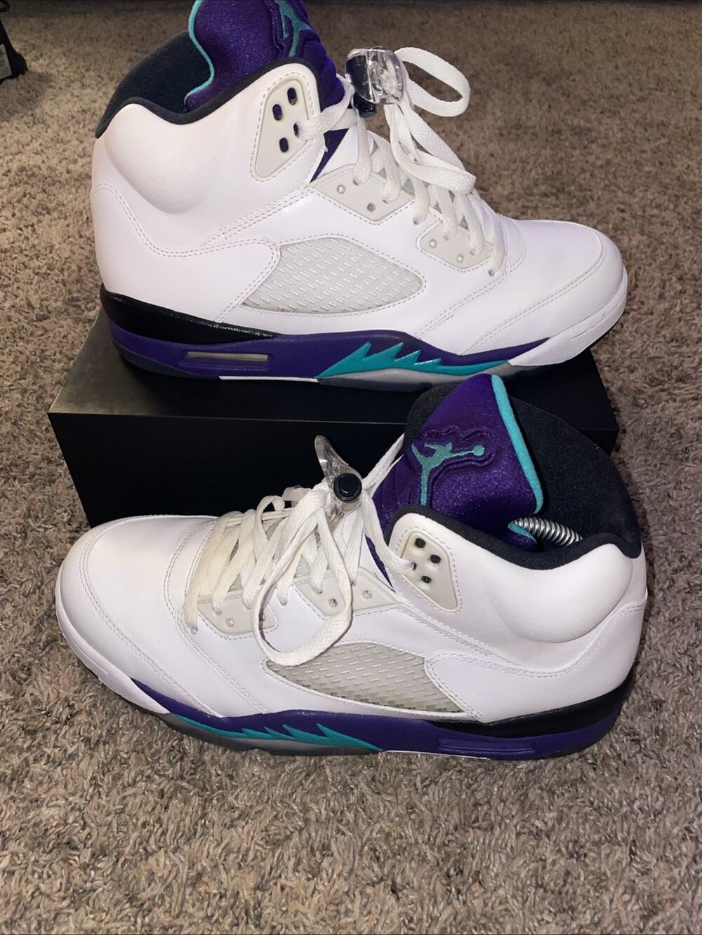 2013 Size 10- Air Jordan 5 Retro Grapes Excellent Condition!!!!